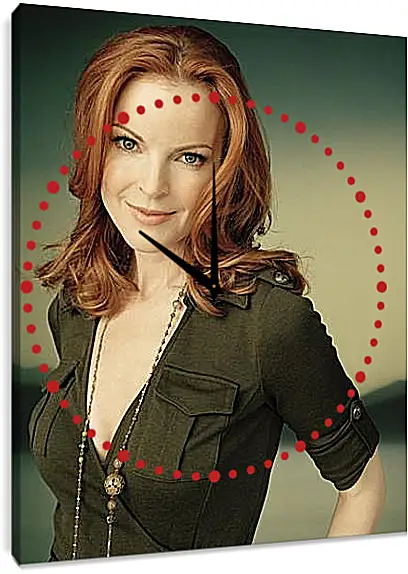 Часы картина - Marcia Cross - Марсия Кросс
