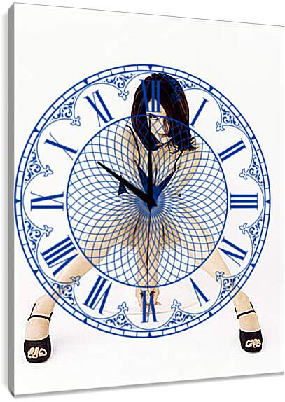Часы картина - Famke Janssen - Фамке Янссен
