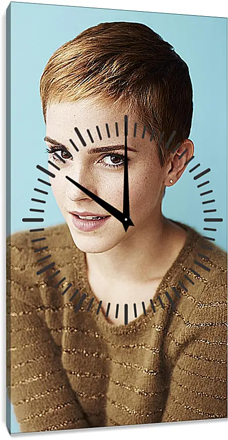 Часы картина - Эмма Уотсон. Emma Watson