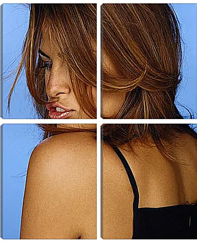 Модульная картина - Eva Mendes - Ева Мендес
