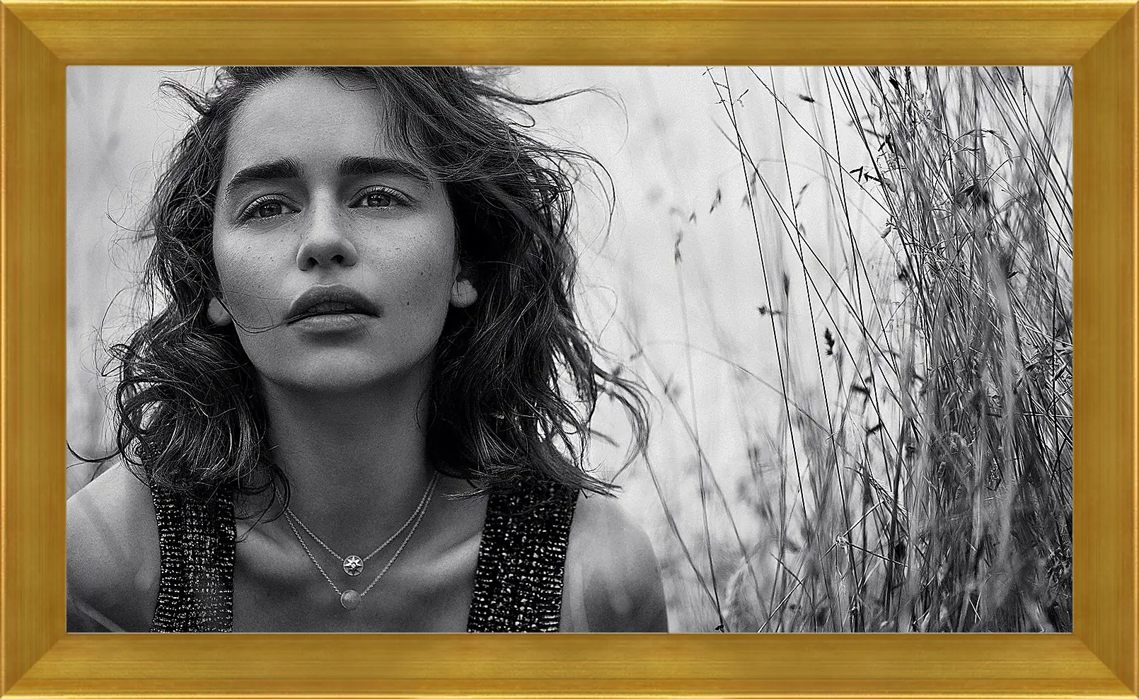 Картина в раме - Эмилия Кларк. Emilia Clarke