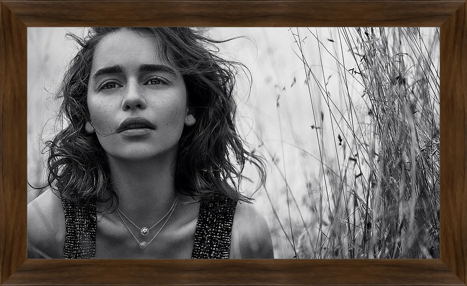 Картина в раме - Эмилия Кларк. Emilia Clarke