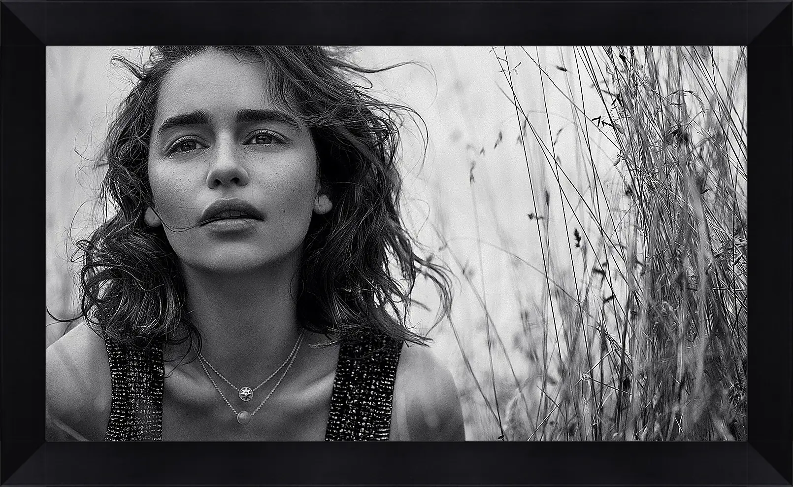 Картина в раме - Эмилия Кларк. Emilia Clarke