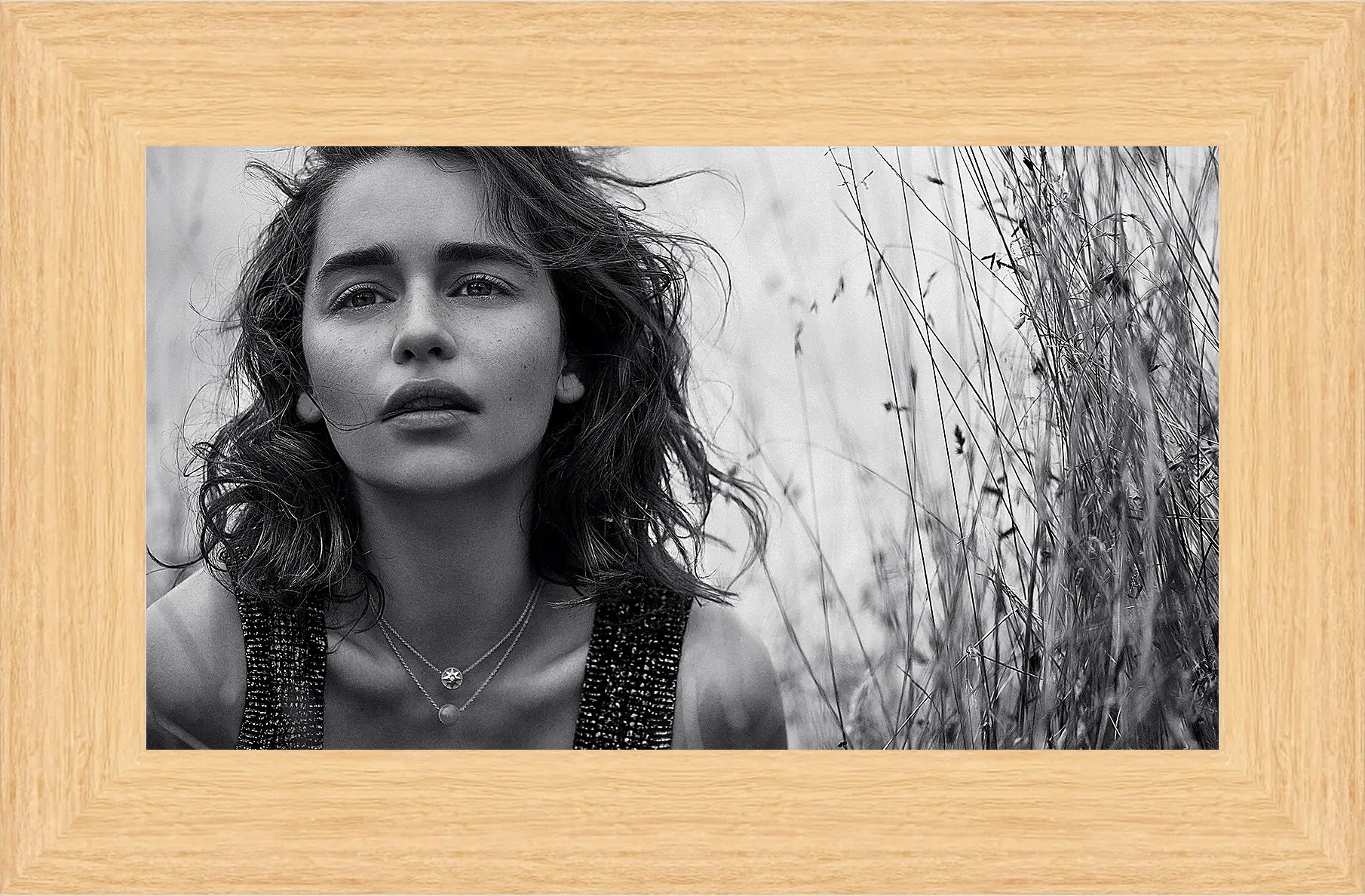 Картина в раме - Эмилия Кларк. Emilia Clarke