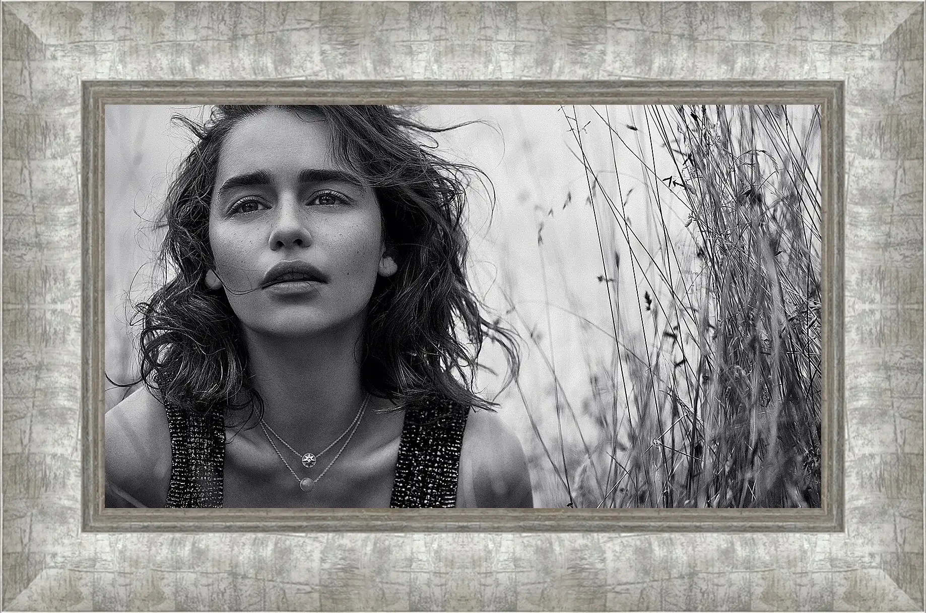 Картина в раме - Эмилия Кларк. Emilia Clarke