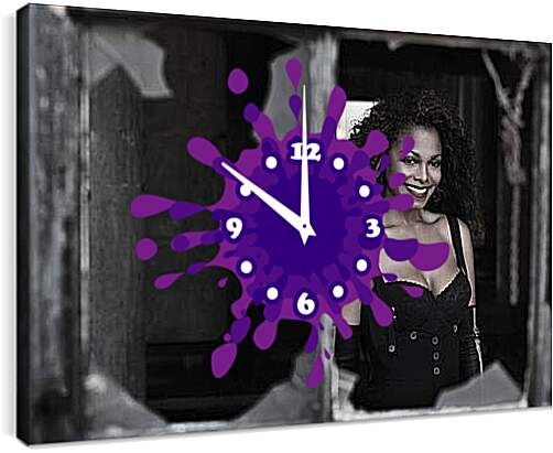 Часы картина - Janet Jackson - Джанет Джексон
