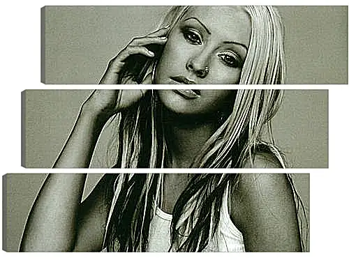 Модульная картина - Christina Aguilera - Кристина Агилера
