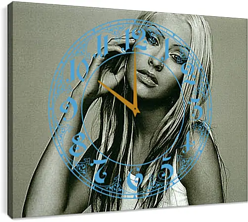 Часы картина - Christina Aguilera - Кристина Агилера
