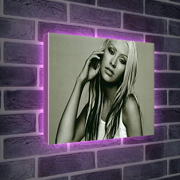 Лайтбокс световая панель - Christina Aguilera - Кристина Агилера
