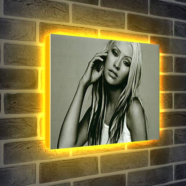 Лайтбокс световая панель - Christina Aguilera - Кристина Агилера
