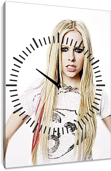Часы картина - Avril Lavigne - Аврил Лавин
