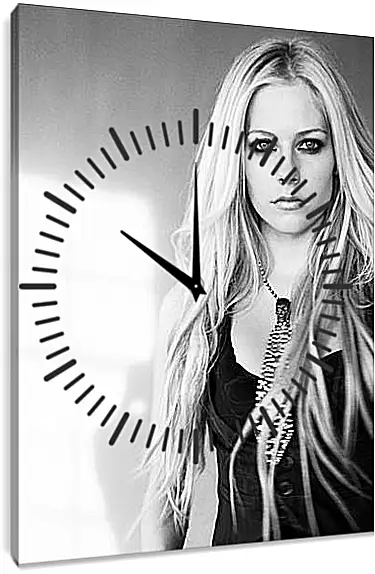 Часы картина - Avril Lavigne - Аврил Лавин
