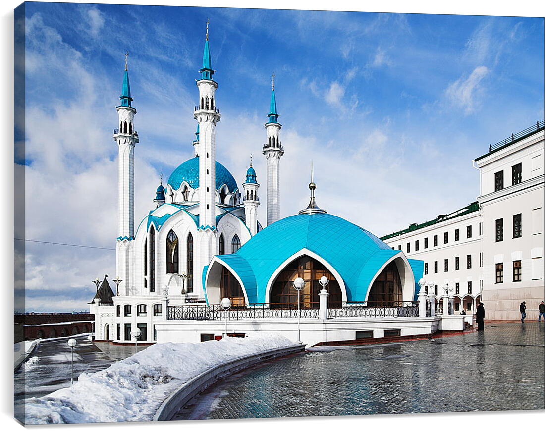 Постер и плакат - Мечеть с голубыми куполами