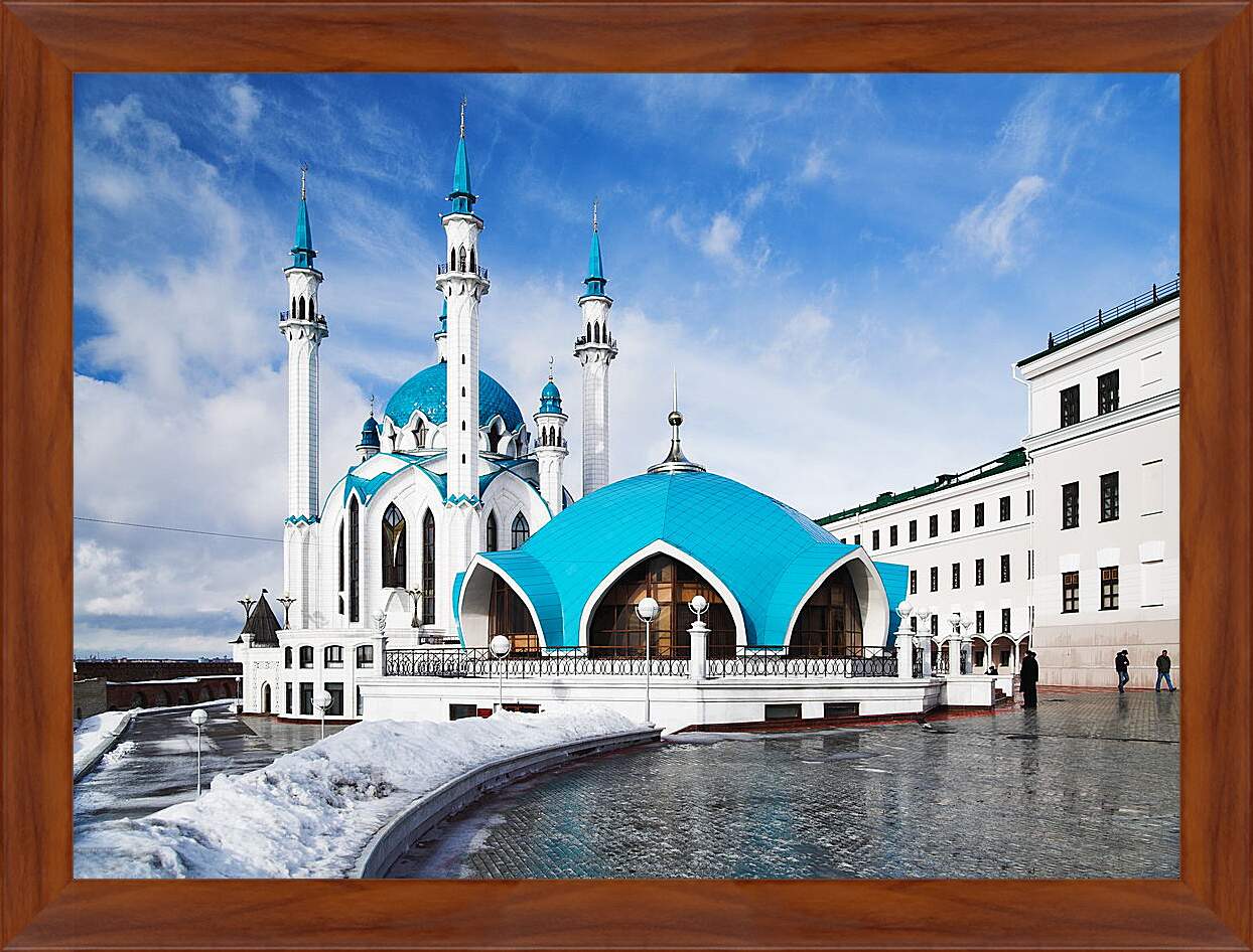 Картина в раме - Мечеть с голубыми куполами