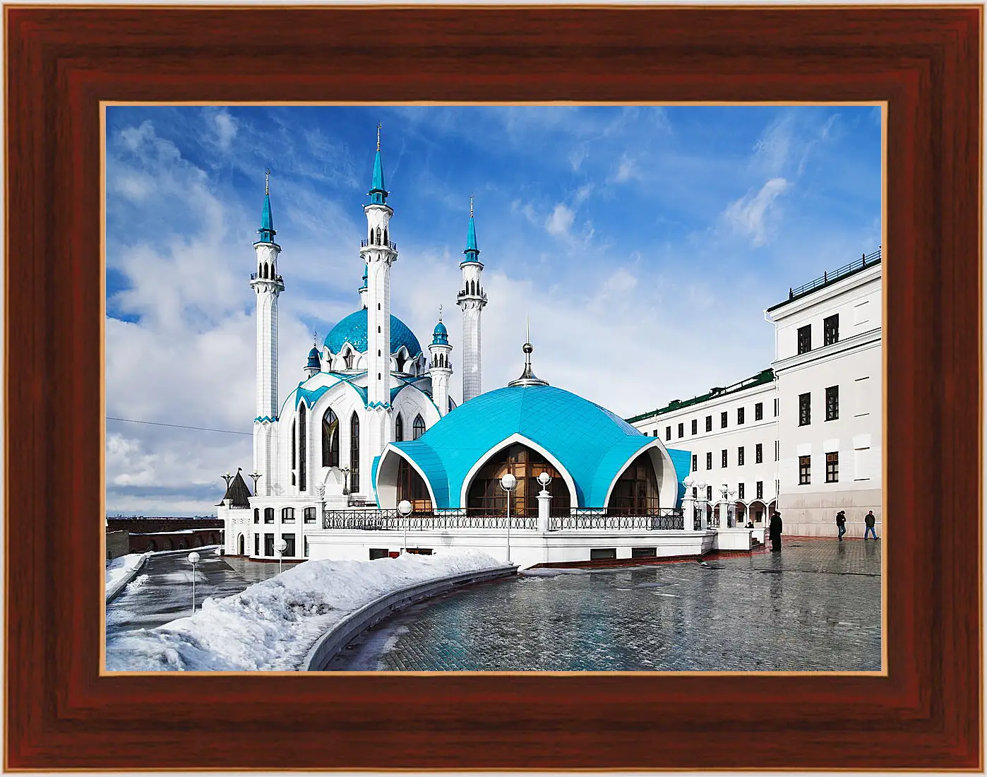 Картина в раме - Мечеть с голубыми куполами