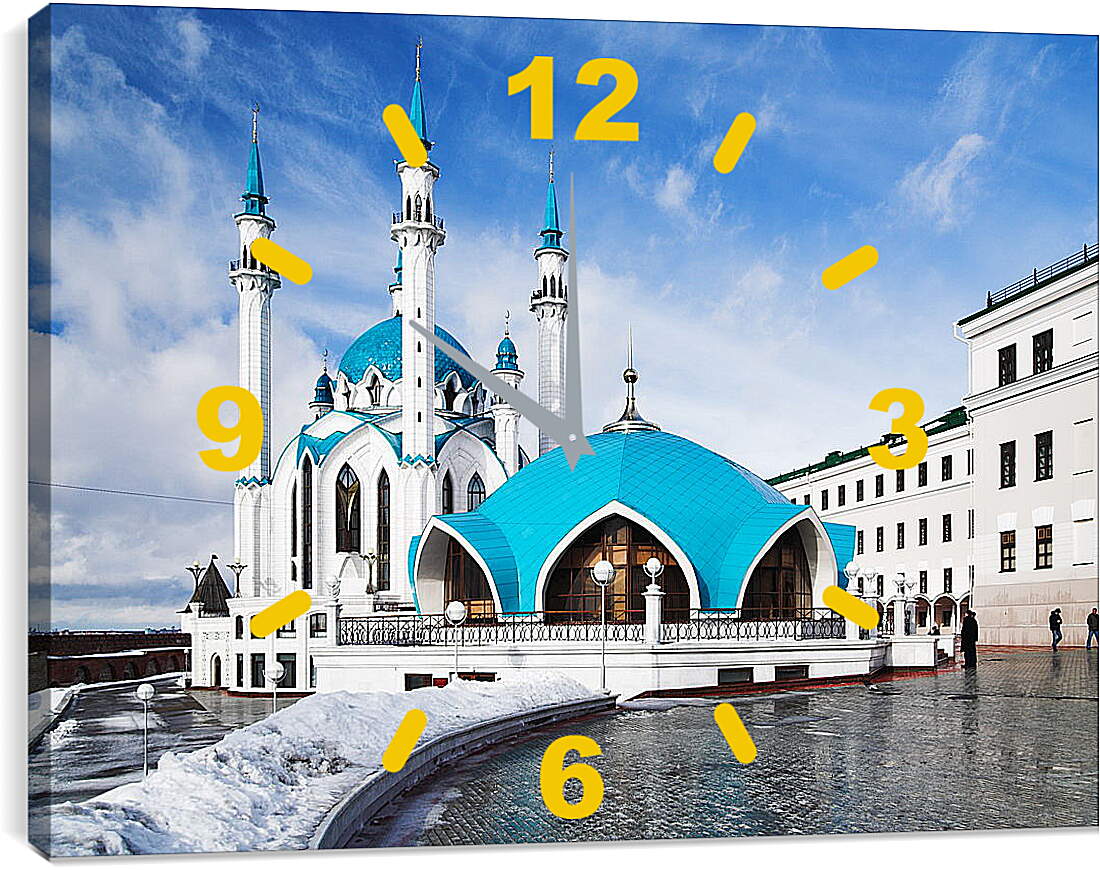 Часы картина - Мечеть с голубыми куполами