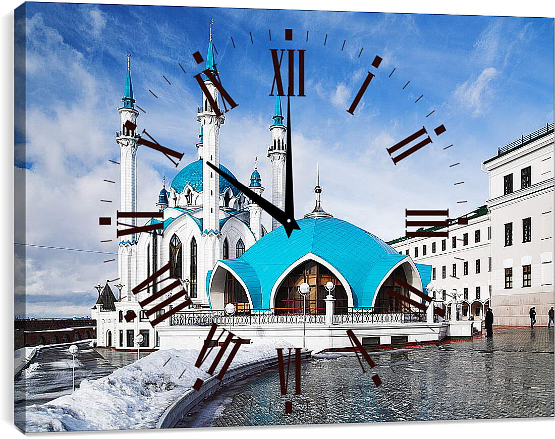 Часы картина - Мечеть с голубыми куполами