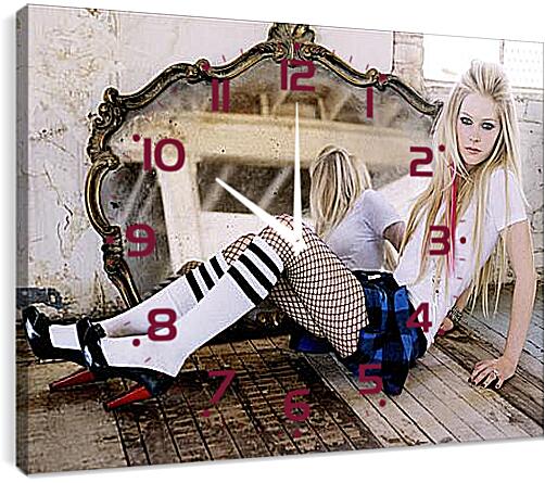 Часы картина - Avril Lavigne - Аврил Лавин
