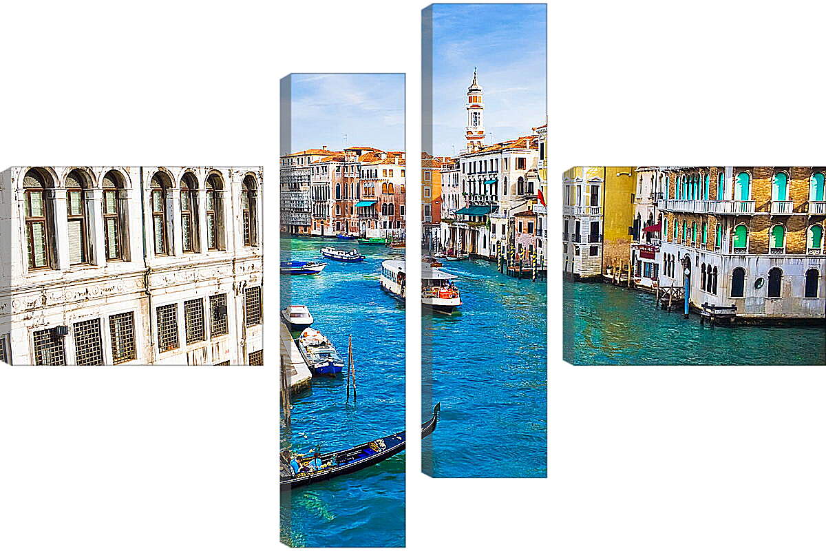 Модульная картина - Канал в Венеции