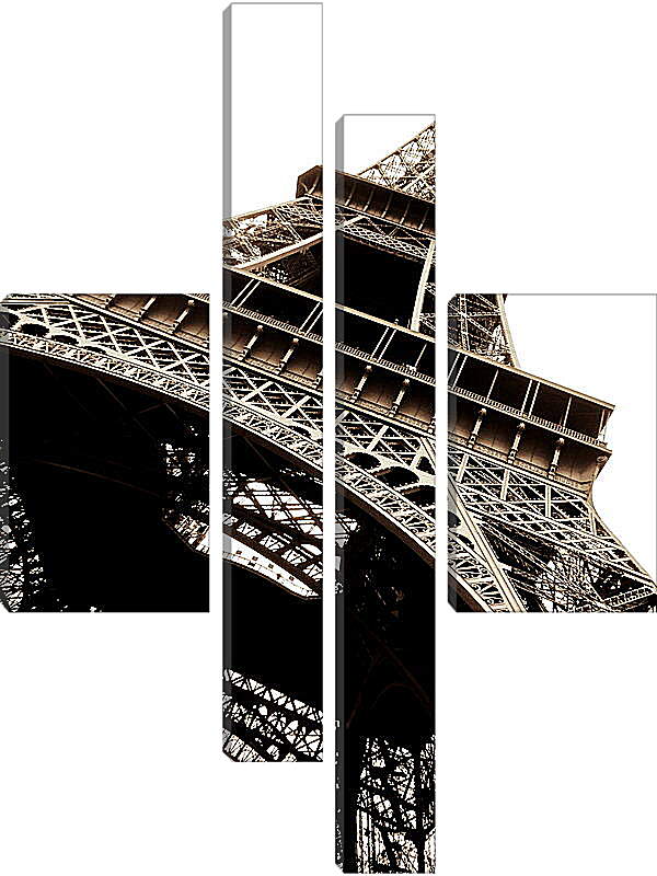 Модульная картина - Париж Эйфелева башня
