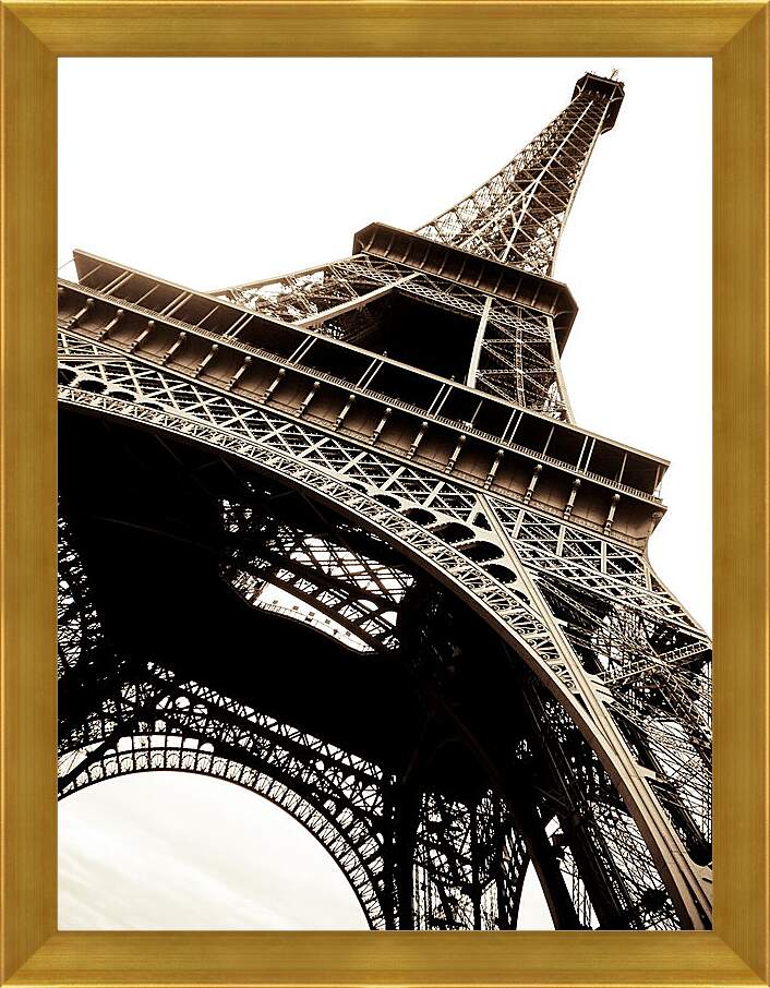 Картина в раме - Париж Эйфелева башня
