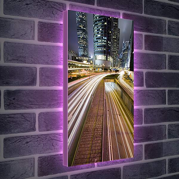 Лайтбокс световая панель - Городская трасса

