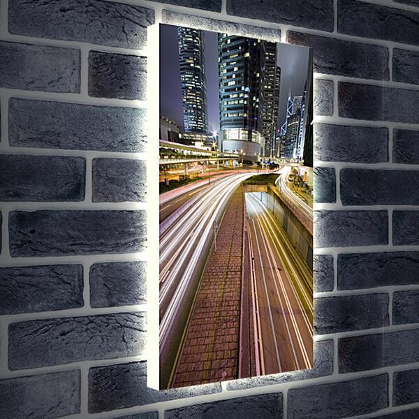 Лайтбокс световая панель - Городская трасса
