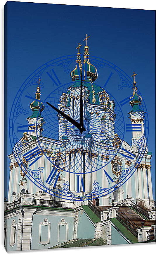 Часы картина - Храм
