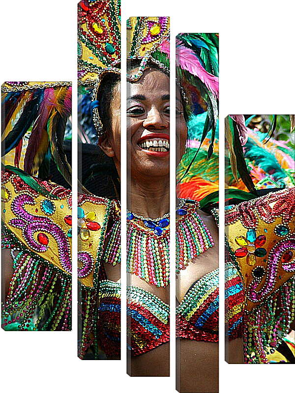 Модульная картина - Бразильский карнавал
