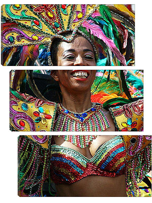 Модульная картина - Бразильский карнавал
