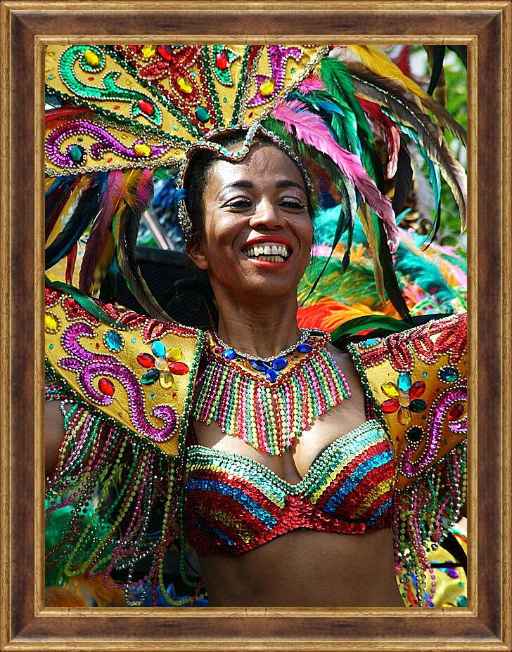 Картина в раме - Бразильский карнавал
