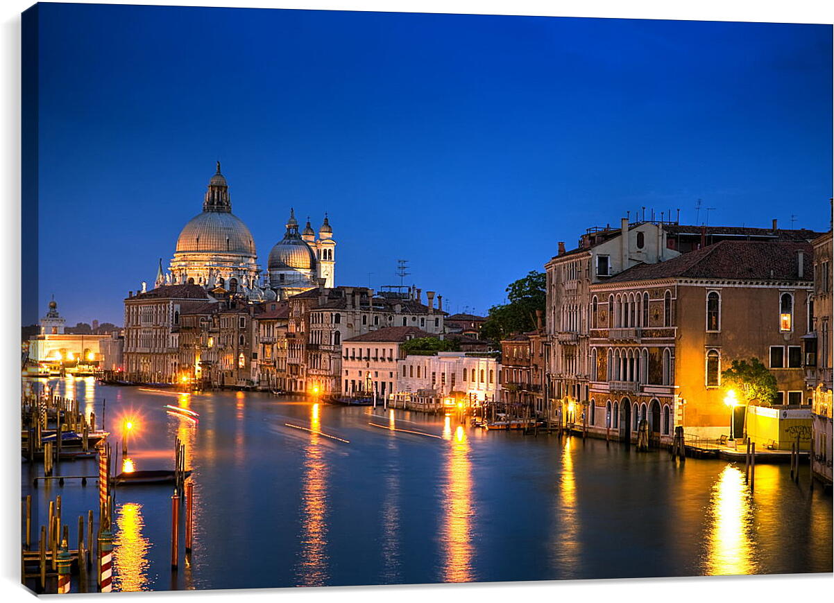 Постер и плакат - Огни ночной Венеции