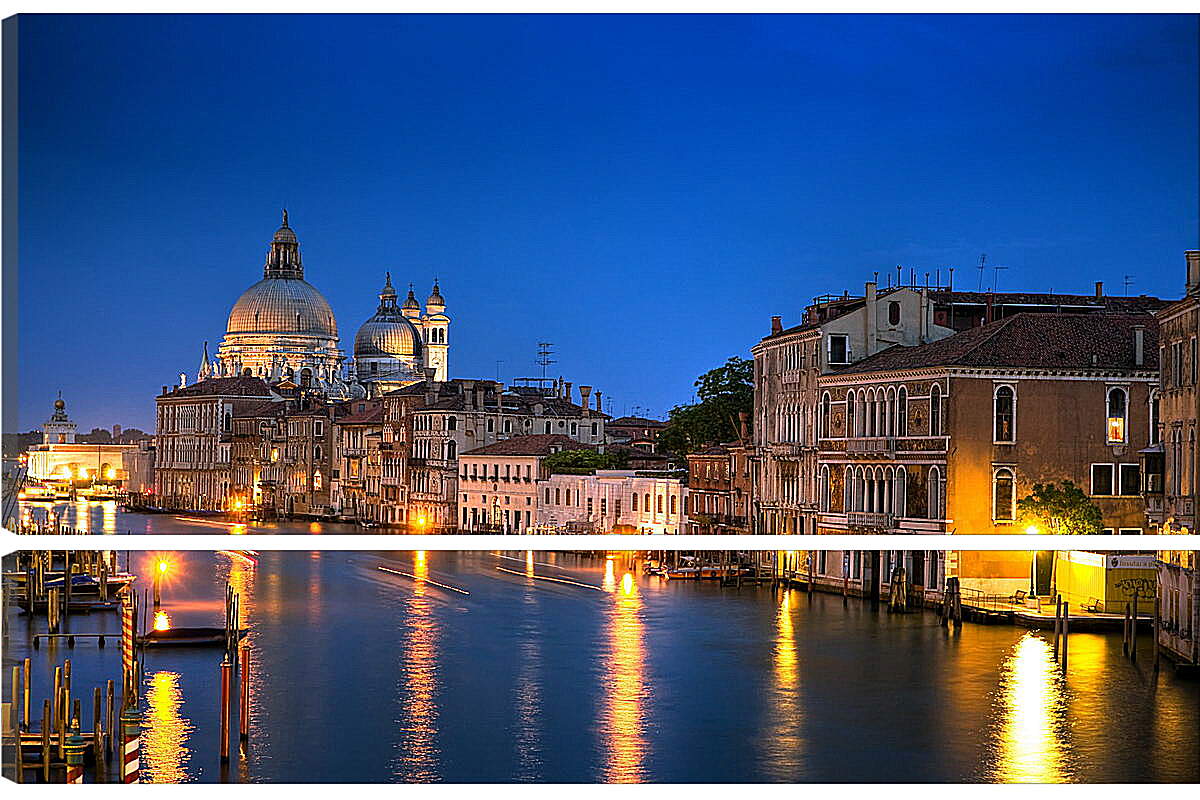 Модульная картина - Огни ночной Венеции
