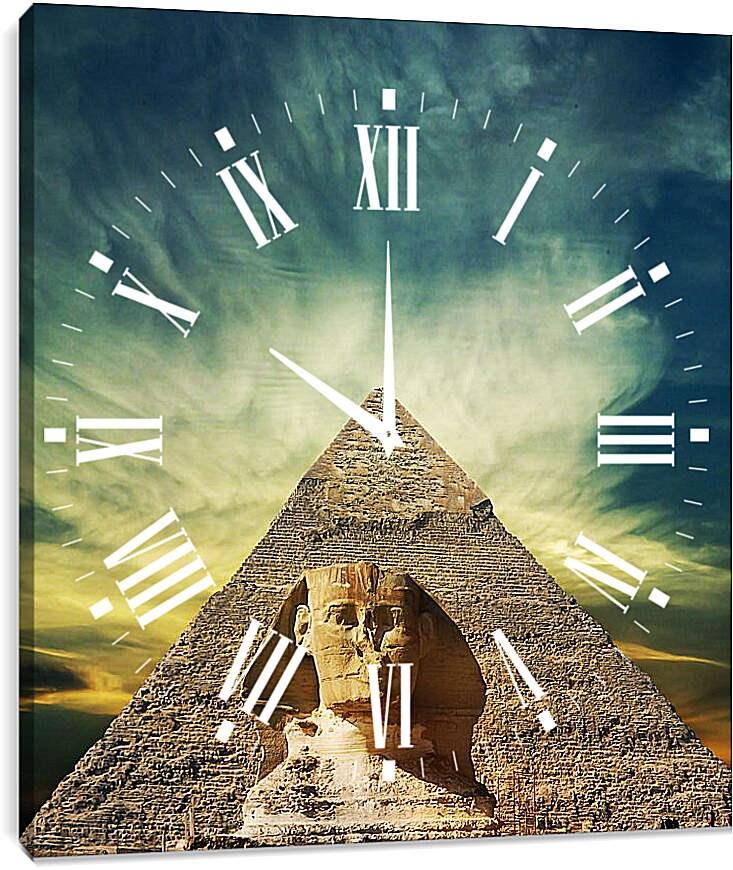 Часы картина - Египет
