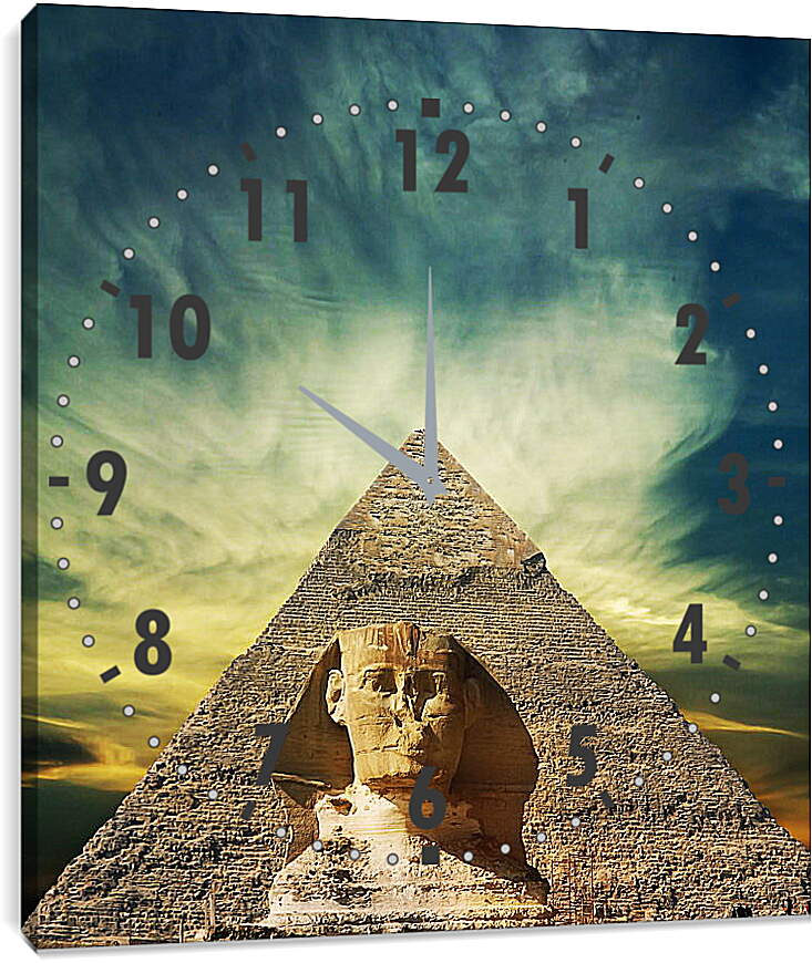 Часы картина - Египет
