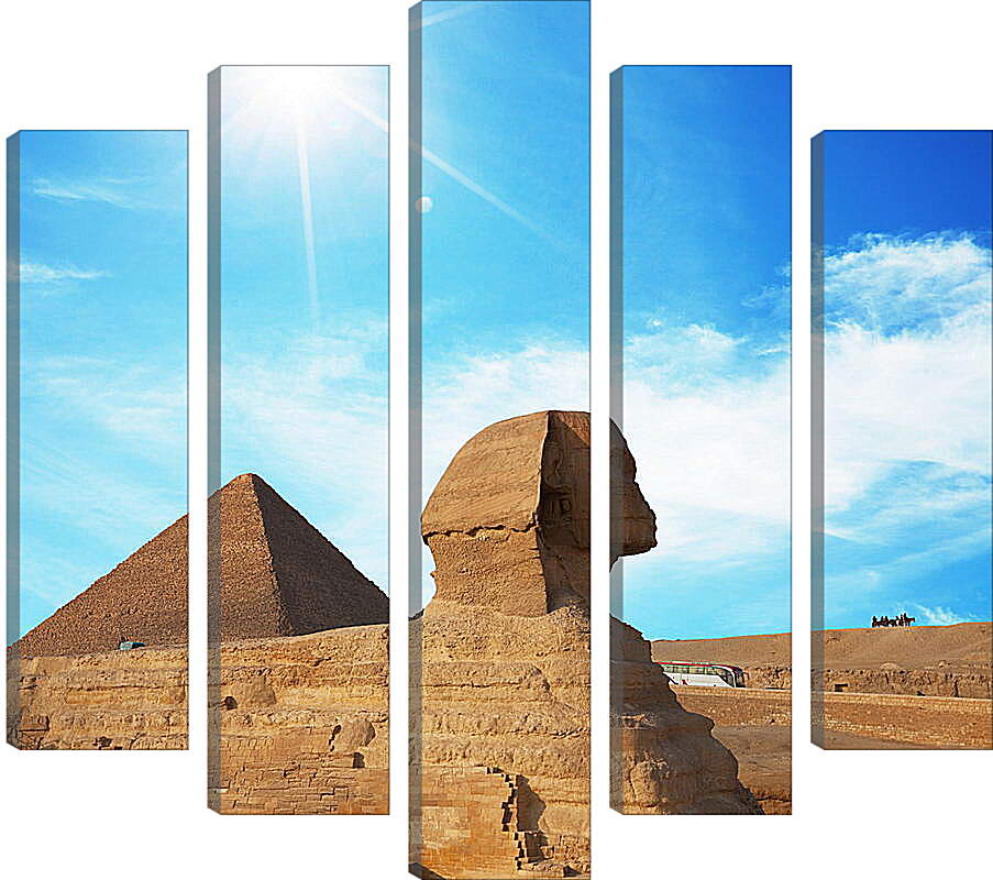 Модульная картина - Египетский Сфинкс
