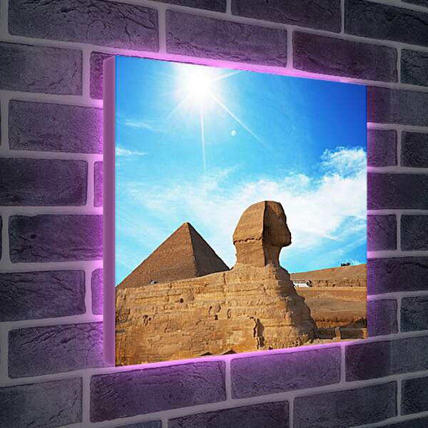 Лайтбокс световая панель - Египетский Сфинкс
