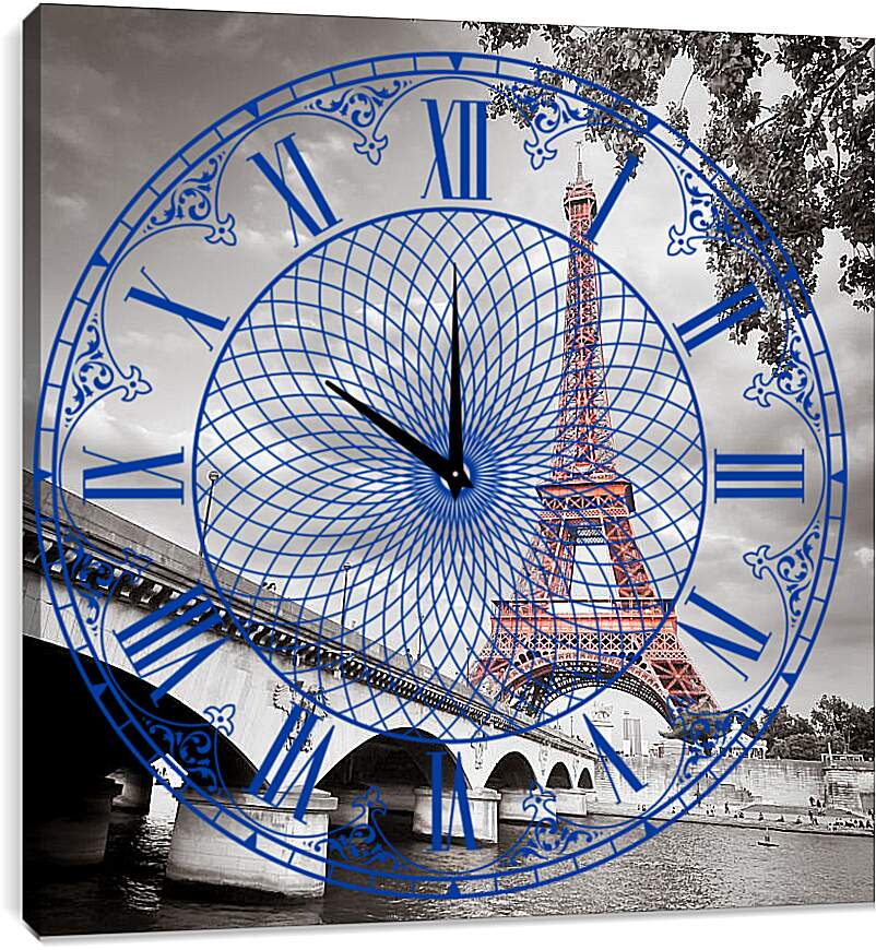 Часы картина - Башня