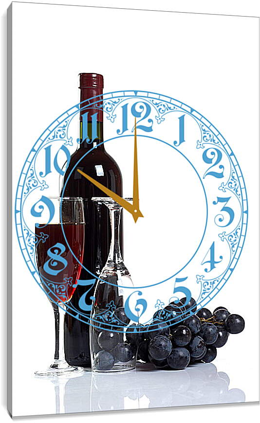 Часы картина - Десертное вино