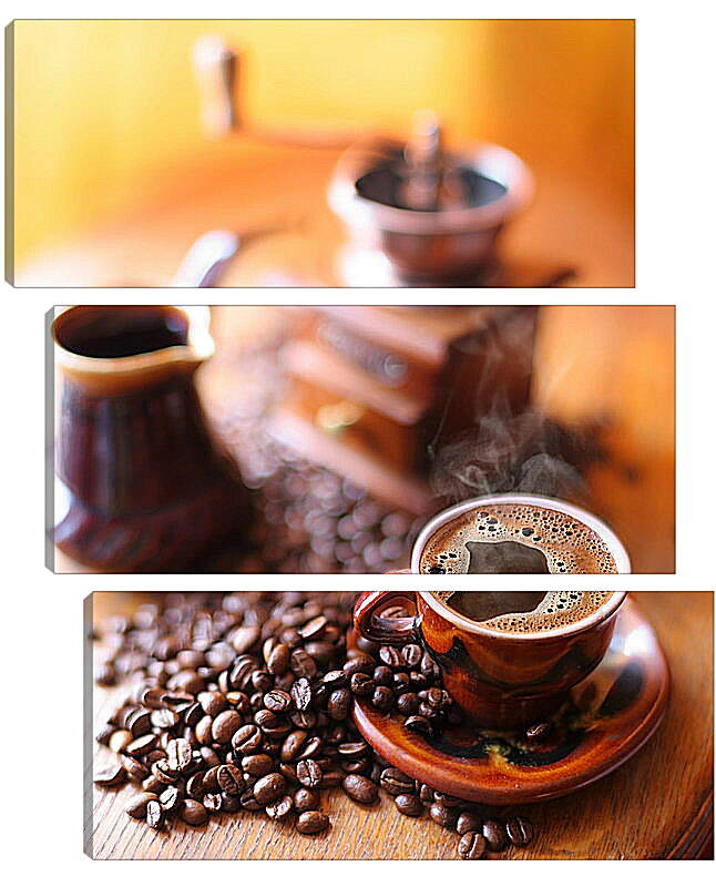 Модульная картина - Утренний кофе