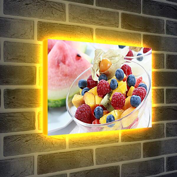 Лайтбокс световая панель - Фруктовый десерт