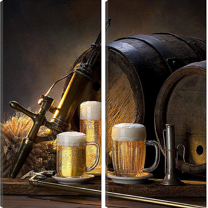 Модульная картина - Пиво