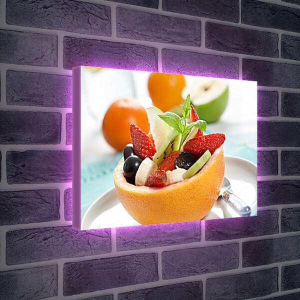 Лайтбокс световая панель - Фруктовый салат