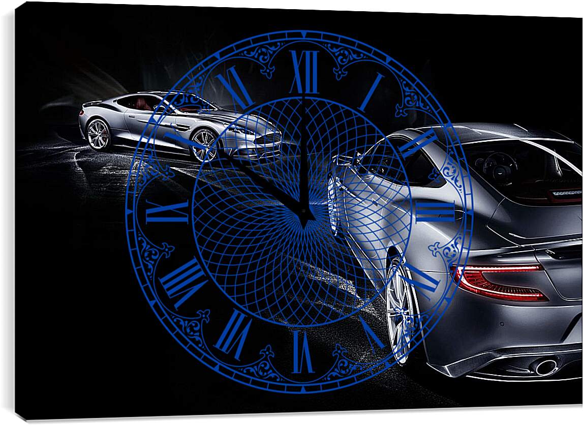 Часы картина - Aston Martin
