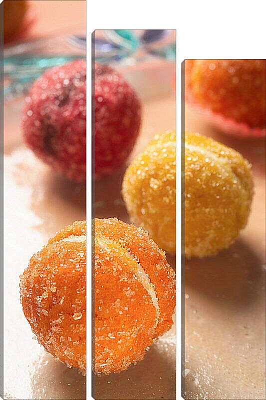 Модульная картина - Печенье персики