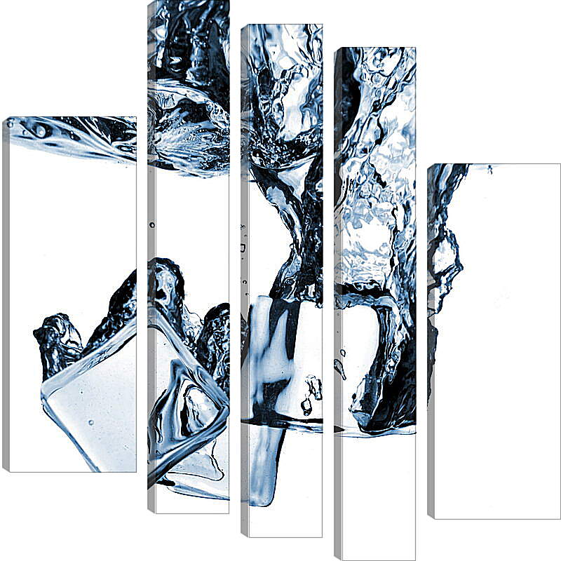 Модульная картина - Кубики льда
