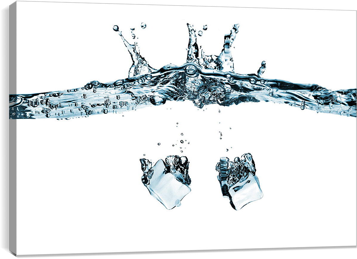 Постер и плакат - Лед в воде

