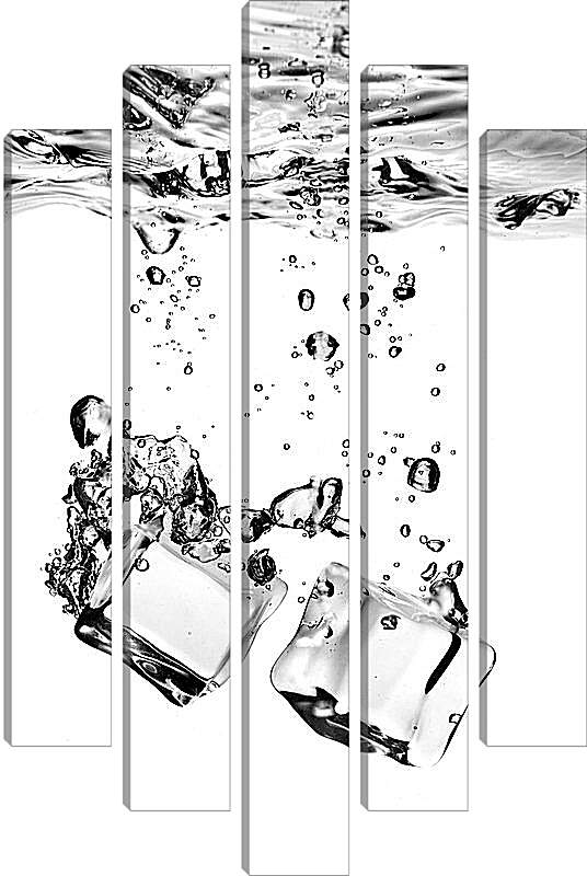Модульная картина - Лед и вода
