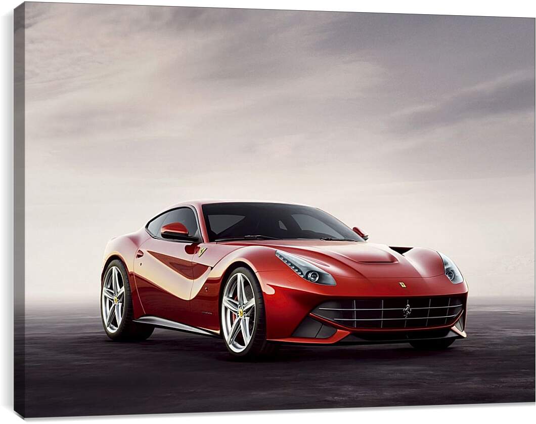 Постер и плакат - Красный Феррари (Ferrari)