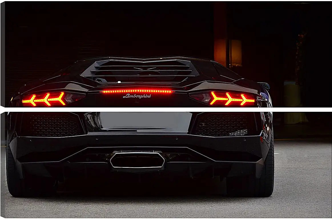 Модульная картина - Lamborghini Aventador